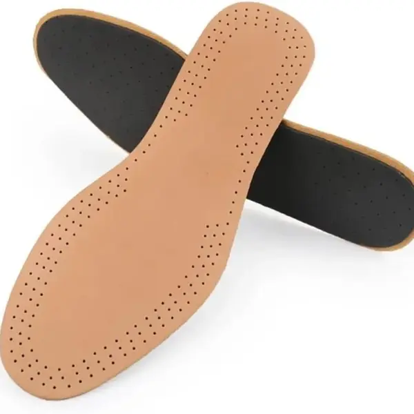 JSEIAJB Thin Breathable Deodorant Leather Insoles Instantly Absorb Sweat Replacement Inner Soles Shoes Insole Pads