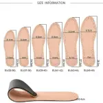 JSEIAJB Thin Breathable Deodorant Leather Insoles Instantly Absorb Sweat Replacement Inner Soles Shoes Insole Pads