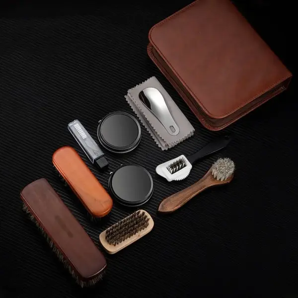 Shoe Polish Set Black Colorless Cleaning Oil Care Shoe Polish Tool