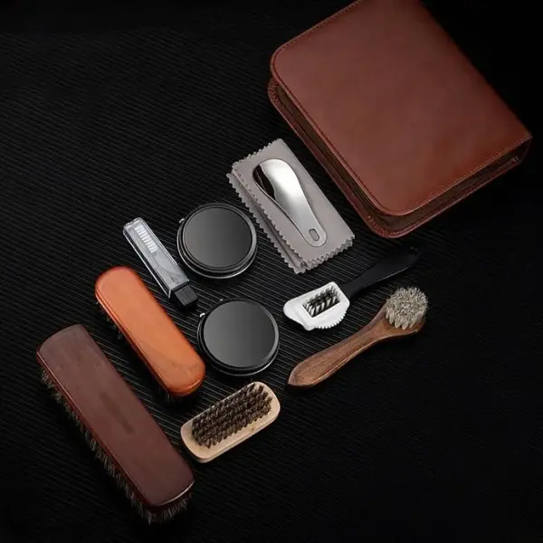 Shoe Polish Set Black Colorless Cleaning Oil Care Shoe Polish Tool