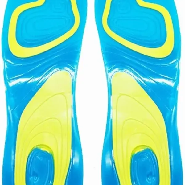 JSEIAJB Silicone Gel Insole Orthopedic Foot Care for Feet Shoes Sole Sport Insoles Shock Absorption Pads Arch Orthotic Pad