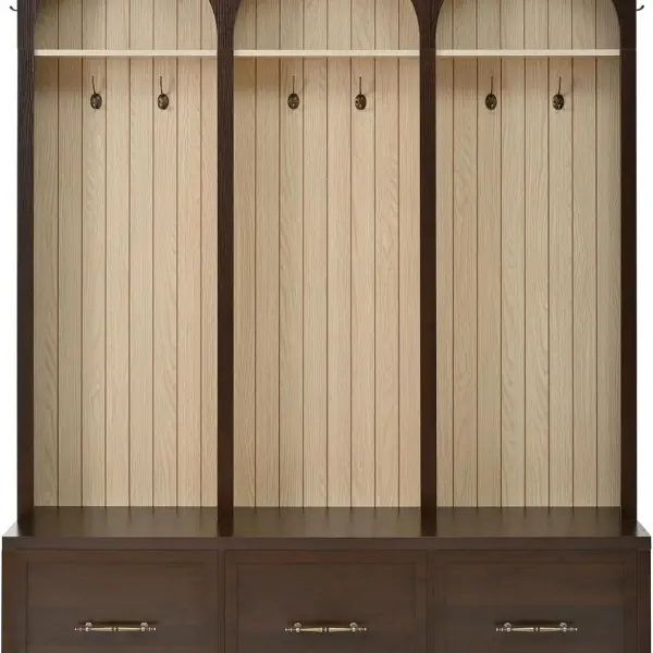 Hall Tree with Bench and Shoe Storage, Entryway Coat Rack with Hooks, Mudroom Bench with Storage and Seating, Clothes Racks for Hanging Closet, Coat Hanger Garment Storage Rack,A-1