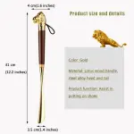 Long Handle Shoe Horn for Seniors - Premium Shoe Lifter & Helper, Includes Short Handle Option & Storage Bag, Easy Grip 31x3.5cm Design for Effortless Shoe Wearing