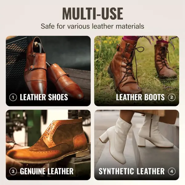 Stone and Clark Original Shoe Polish & Care Kit - Leather Shoe Shine Kit for Men & Women