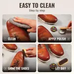 Stone and Clark Original Shoe Polish & Care Kit - Leather Shoe Shine Kit for Men & Women