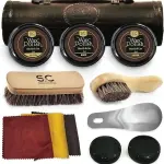 Stone and Clark Original Shoe Polish & Care Kit - Leather Shoe Shine Kit for Men & Women