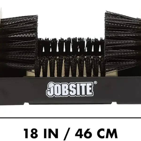 Jobsite Boot Scrubber - Outdoor Shoe Scraper Cleaner Brush - Extra Wide