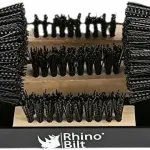 Boot Scraper, Outdoor Shoe Scrubber Cleaner, Heavy Duty Boot Brush, Deluxe Extra Wide
