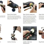 JSEIAJB Shoe Brushes Adjustable Speed Electric Polisher Kit Clean Dust Leather Care Shine Set Polishing Boot