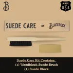Blackrock Suede Care Kit, Horsehair Brush and Gum Eraser Block, Made in USA
