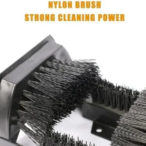 Outdoor Boot Cleaner with Handle, Heavy-Duty Shoe Scraper Brush for Front Door, Stable Floor-Mount Design for Dirt & Mud Removal, Ideal for Home & Garden Use