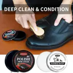 Black Brown Shoe Polish Kit Saddle Soap Mink Oil Shoe Shine Kit Boots Leather Conditioner Cream Wax Care Set