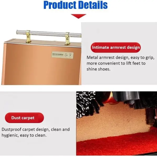 Fully Automatic Shoe Polisher, Household Electric Shoe Brush Machine, Hotel Stainless Automatic Machine
