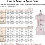 Fully Adjustable Dress Form on Wheels - Tailor Mannequin with Soft Arms for Seamstresses - Adult Size Dressmaking Tool for Sewing Projects, Crafting & Fitting