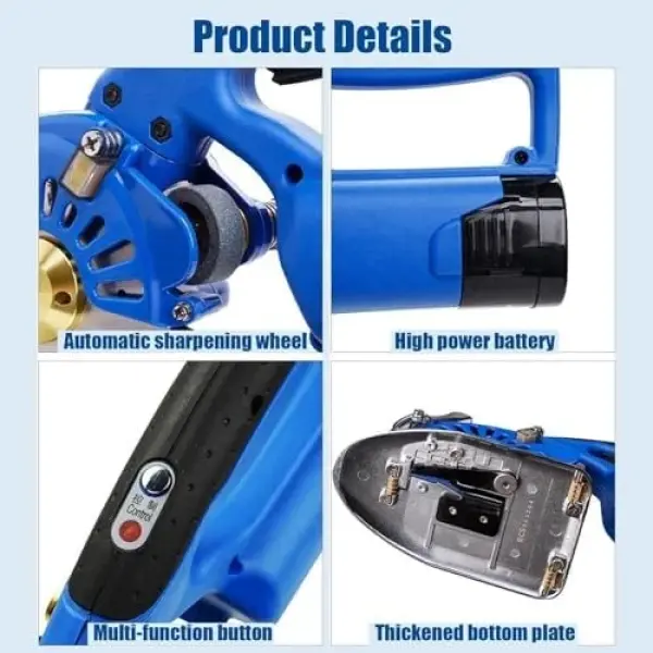 Electric Rotary Fabric Cutter - Adjustable Speed, Efficient for Multi-Layer Fabric and Leather, Ideal Sewing Tool
