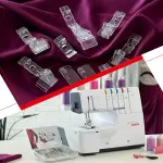 Bernette B68 Airlock Serger Sewing Machine | Adjustable Stitch Length, 1300SPM, LED Light, 5 Thread Options, Presser Foot Adjustment | Free 6 Pcs Overlock Foot Kit & 7 Pcs Coverstitch Foot Kit
