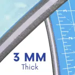 Proartek PK00080 Professional Cutting Mat, HM4896, 48 x 96 Inches; Self-Healing, Double-Sided Blue/Gray Mat for Quilting, Sewing, Hobbies & Crafting