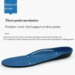 JSEIAJB Sports Orthopedic Insole Flat Foot Arch Support Insoles Men and Women Shoe Pad EVA Insert Sneaker Cushion Sole