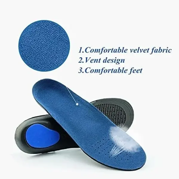JSEIAJB Sports Orthopedic Insole Flat Foot Arch Support Insoles Men and Women Shoe Pad EVA Insert Sneaker Cushion Sole