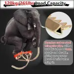 Adjustable Climbing Shoes for Tree Work, Durable Carbon Steel Construction, Comfortable Design for High-Altitude Tasks, Enhanced Grip and Support
