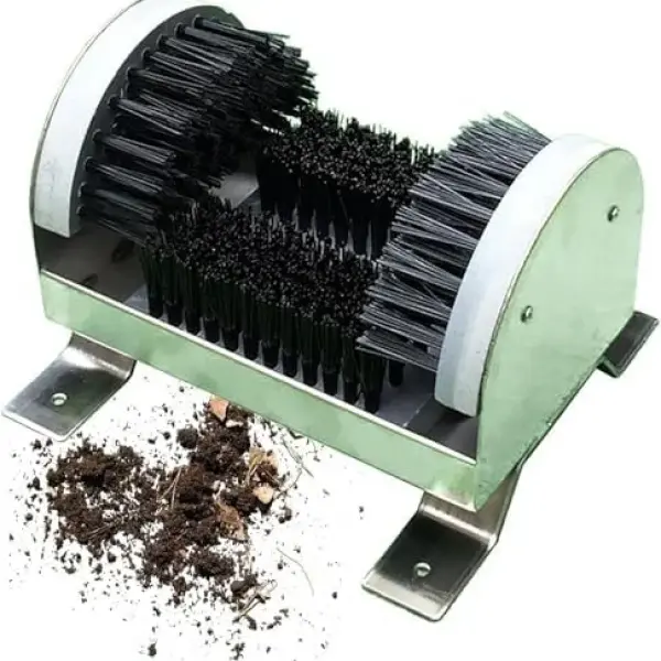 Heavy Duty Boot Scrubber - Sturdy Stainless Steel Scrubber for Effortless Mud & Dirt Removal in Entryways, Gardens, and Outdoor Spaces - Essential Cleaning Tool
