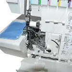 Digital Pressure Adjustment Coverstitch Sewing Machine, Industrial Adjustable Stitch Length, Precision Seam Sewing, Heavy-Duty Stitching for Professionals