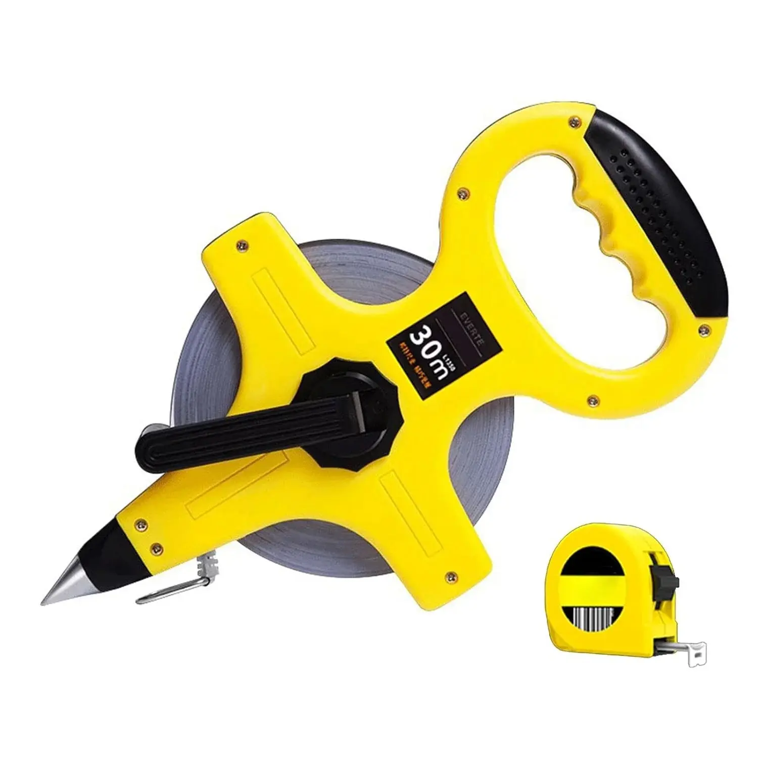 Multipurpose Nylon Fiber Tape Measure with Carrying Handle 3 Meter Reward ABS Tool for Construction Tailoring Indoor Outdoor Portable Handheld Measuring Tool