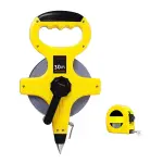Multipurpose Nylon Fiber Tape Measure with Carrying Handle 3 Meter Reward ABS Tool for Construction Tailoring Indoor Outdoor Portable Handheld Measuring Tool