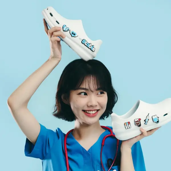 Nursing Themed Shoe Charms Accessories Compatible Only with NURSTEP Work Clogs & Mules Fun Decoration Items for Healthcare Medical Hospital Professionals and Operating Room