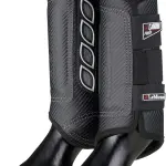 LeMieux Carbon Air XC Cross Country Hind Horse Boots - Protective Gear and Training Equipment - Equine Boots, Wraps & Accessories (Black/Medium)