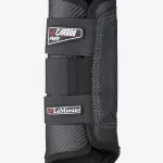LeMieux Carbon Air XC Cross Country Hind Horse Boots - Protective Gear and Training Equipment - Equine Boots, Wraps & Accessories (Black/Medium)
