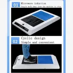 Sole Cleaning Machine,Fully Automatic Shoe Sole Cleaning Machine,Entrance Shoe Brush,Automatic Induction Shoe Cleaner Polisher,for Home,Office