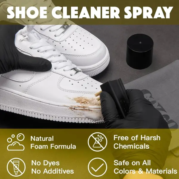 COZGO Protect Shoe Protector Spray, Rain & Stain Waterproof Shoe Spray, Nano Protection for Sneaker, Suede, Leather,10.15FlOz
