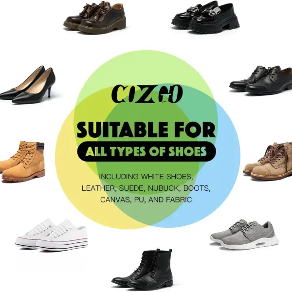 COZGO Protect Shoe Protector Spray, Rain & Stain Waterproof Shoe Spray, Nano Protection for Sneaker, Suede, Leather,10.15FlOz