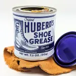 Huberd's Shoe Grease 7.5 oz, Leather Conditioner and Waterproofer for Boots, Shoes, Saddles, and Gear. Beeswax and Pine Tar Formula. Since 1921.
