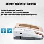 Automatic Rechargeable Shoe Cleaner & Polisher - Waterless Cleaning Brush for Home & Hotel Entrances, Ideal for Sales Centers - Red Color, Effortless Shoe Care Solution