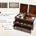 Sewing Box with Drawers - Portable Sewing Basket for Organization and Easy Carrying - Perfect for Home and Embroidery Tools