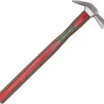Tyenaza Farrier Hammer, Horseshoe Hammer Steel Wooden Handle Horse Shoe Nail Hammer Tool for Hoof Care