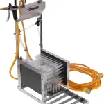 Tnfeeon Rain Boot Scrubber, Stainless Steel Boot Cleaning Machine with Hard Brush, Automatic Shoe Washer, 28 X 54 X 85 Cm, for Farm Garden Barn Outdoor Mud Cleaning