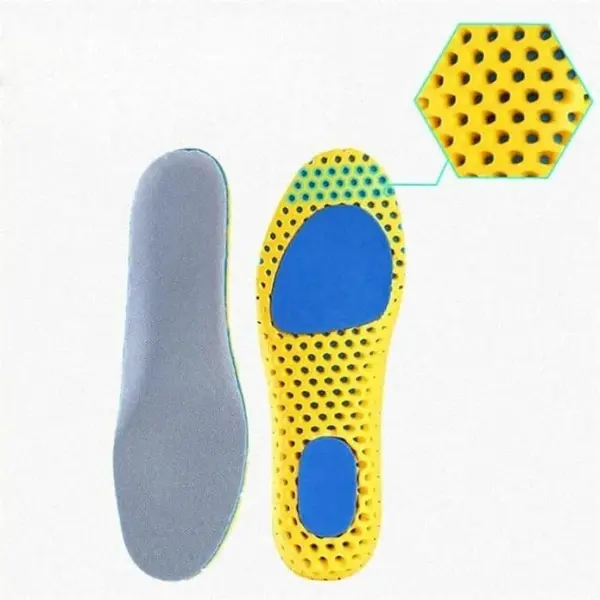 JSEIAJB Memory Foam Insoles for Shoes Sole Mesh Deodorant Breathable Cushion Running for Feet Man Women Orthopedic