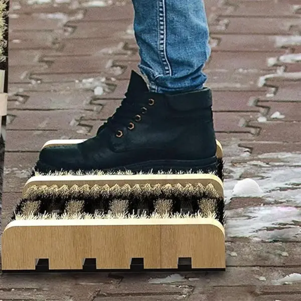 Heavy Duty Outdoor Shoe Brush - Powerful Deep Cleaning Boot Scrubber for Dirt, Mud & Sand - Ideal for Sneakers, Rain Boots, Hiking Shoes & All Outdoor Footwear