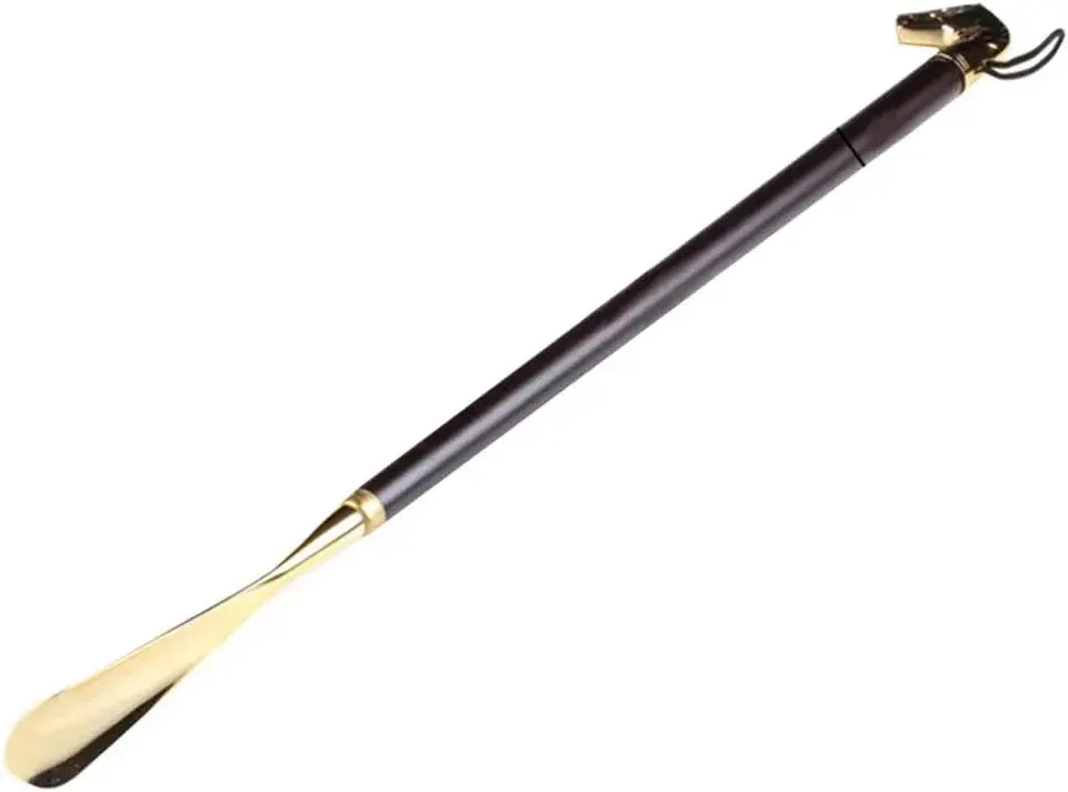 Long Handle Shoe Horn and Boot Spoon Easy Wear Helper Shoehorns for Seniors and Adults with Wide Feet Durable Shoe Wearing Tool for Shoes and Boots,Horse32