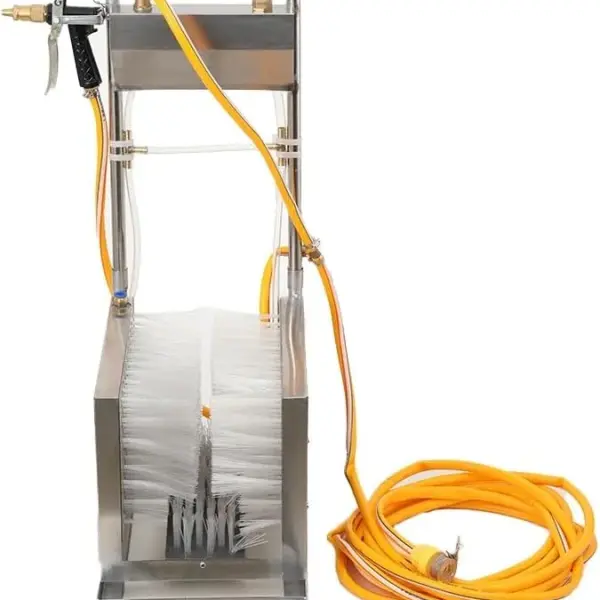 Automatic Boot Brush Mud Remover - Effective Scrubber for Easy Livestock and Farm Boot Maintenance