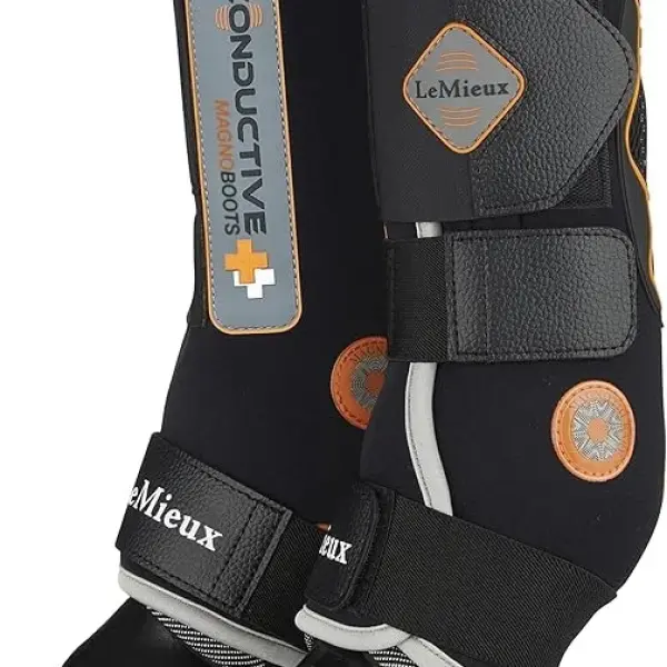 LeMieux Magno Horse Boots - Magnetic Therapy Conductive Boots Protective Gear and Training Equipment - Equine Boots, Wraps & Accessories