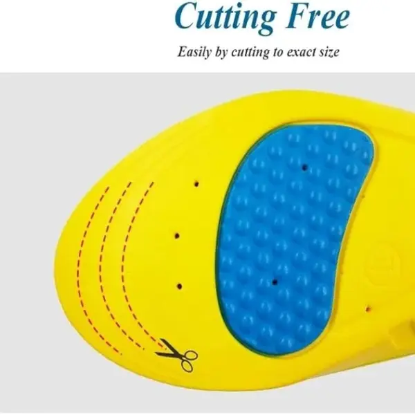 Sport Breathable Insole Soft Foot Care Shoe Inserts Pad Cool Deodorant Orthotic PU Tool