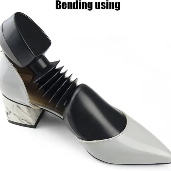 5 Pairs Plastic Spring Shoe Trees, Adjustable Shoe Shaper, Scalable Boot Stretcher for Women Men, Reduce Shoe Wrinkles, Women EU35~39 (Men EU39~44)