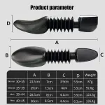 5 Pairs Plastic Spring Shoe Trees, Adjustable Shoe Shaper, Scalable Boot Stretcher for Women Men, Reduce Shoe Wrinkles, Women EU35~39 (Men EU39~44)