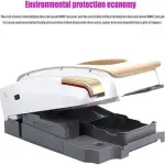 Automatic Rechargeable Shoe Cleaner - Low Noise, Waterless Sole Cleaning Machine for Home, Hotel & Sales Center - Efficient Red Shoe Brush for Quick & Easy Cleaning
