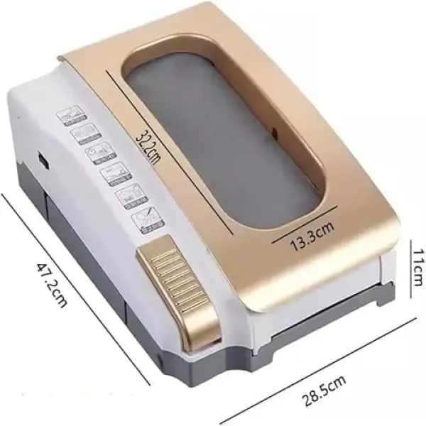 Automatic Rechargeable Shoe Cleaner - Low Noise, Waterless Sole Cleaning Machine for Home, Hotel & Sales Center - Efficient Red Shoe Brush for Quick & Easy Cleaning