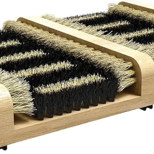 Heavy Duty Outdoor Shoe Brush - Deep Cleaning Boot Scrubber with Stable Base for Dirt, Mud & Sand - Ideal for Sneakers, Rain Boots, Work Boots & Hiking Shoes